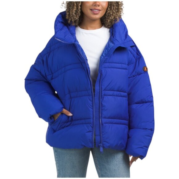 SAVE THE DUCK Keri Matte Quilted Puffer Coat - Picture 1 of 2